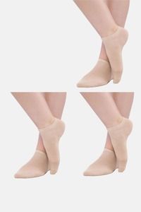 Buy Next2Skin Low Ankle Socks (Pack Of 3 ) - Skin