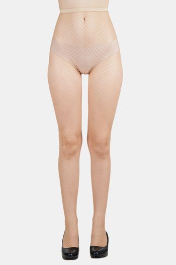 Women's Open Fishnet Tights - A New Day™ Caramel S/m : Target