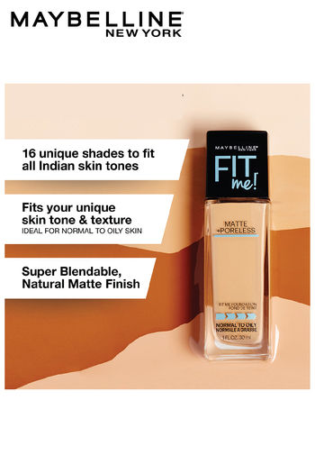 MAYBELLINE FITME MATTE + PORELESS LIQUID FOUNDATION - SOFT TAN #228