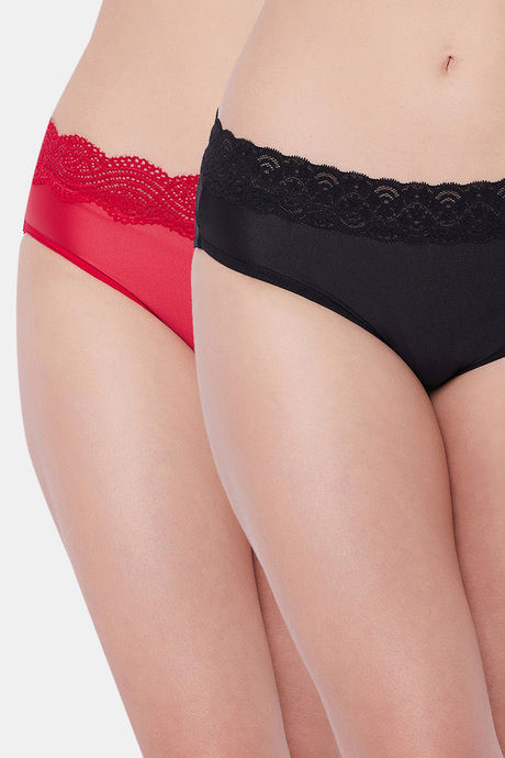 Secrets Medium Rise Full Coverage Hipster Panty (Pack of 2) - Multicolor