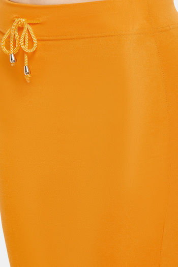 Buy Secrets By ZeroKaata Cut & Sew Flared Saree Shapewear - Mustard at  Rs.698 online