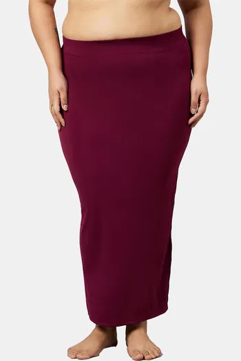 Buy Secrets Cut & Sew Mermaid Saree Shapewear - Purple