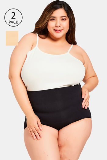 Buy Secrets Cut & Sew High Waist shaper Panty (Pack of 2) - Multicolor