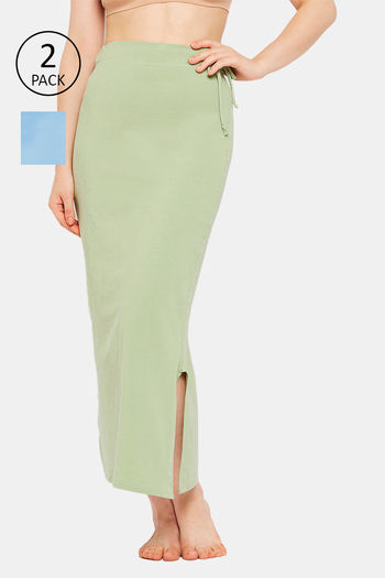 Buy Secrets Cut & Sew Mermaid Saree Shapewear (Pack of 2) - Multicolor