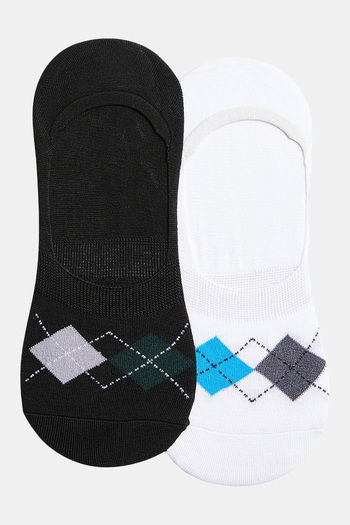 Pack of 2 pairs of white Skin sock liners for women