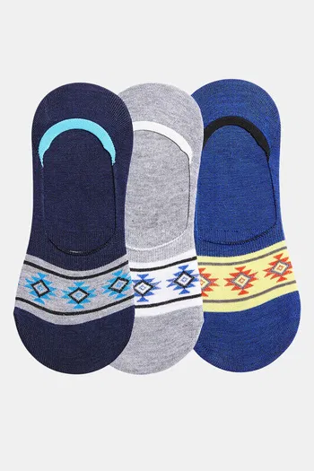 Buy Secrets By ZeroKaata Cotton Ankle Shoe Liner (Pack of 3) - Assorted