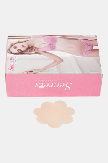 Buy Secrets By ZeroKaata Fabric Soft Satin Nipple Concealers (Pack of 10) - Skin