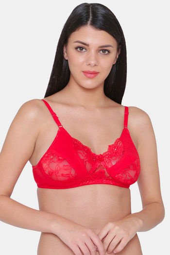 Buy N-Gal Non Padded Non Wired Full Coverage Cami Bra - Royal Blue at  Rs.324 online