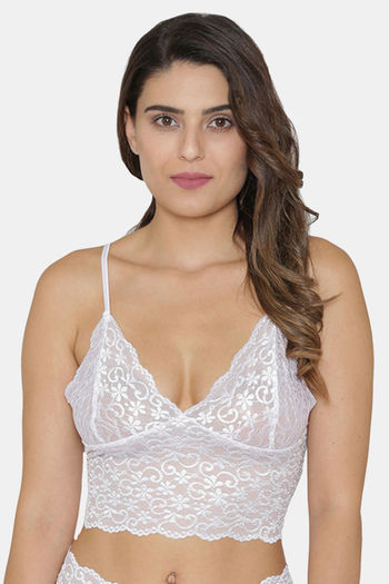 Buy Amante Solid Non Padded Non-Wired Full Coverage Support Bra White at