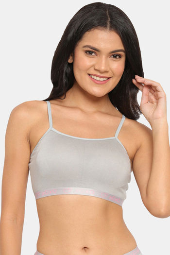 Buy N-Gal Non Padded Non Wired Full Coverage T-Shirt Bra - Grey at