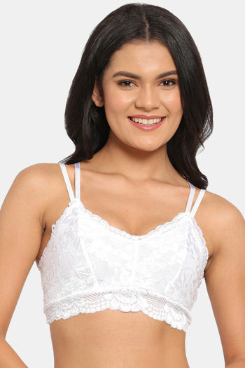 Buy Penny By Zivame White Lace Full Coverage Bra ZI0000M332 - Bra for Women  1453001