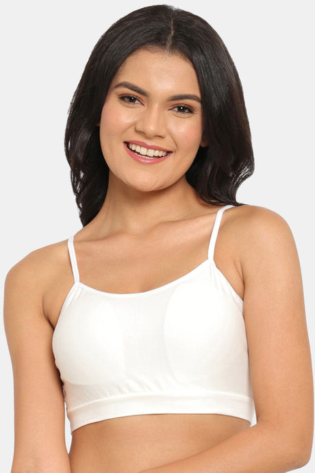Buy N-Gal Non Padded Non Wired Full Coverage Bralette - Grey at Rs.495  online