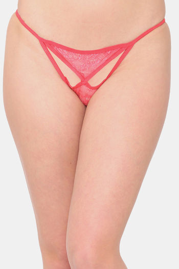 Buy PINK SASSY-STRAPPY NYLON THONG BREIF for Women Online in India