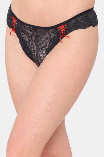 N-Gal Panties Erotic See Through Mid Waist Underwear Knickers