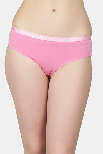 Buy N-Gal High Rise Full Coverage Hipster Panty - Pink
