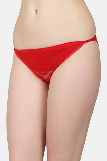 Buy N-Gal Medium Rise Three-Fourth Coverage Bikini Panty - White at Rs.286  online