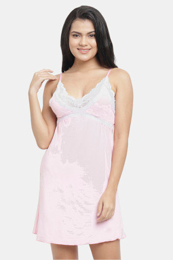 Buy N- Gal Cotton Elastane Camisole - Pink