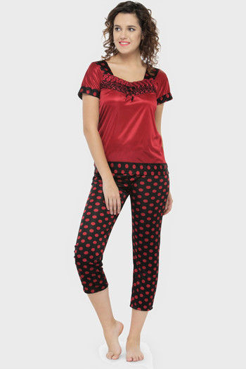 Satin pyjamas cotton discount on