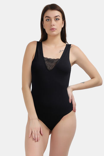 Buy N-Gal Cotton Teddy - Black at Rs.700 online