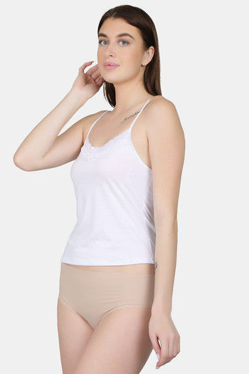 Buy N- Gal Cotton Elastane Camisole - Grey at Rs.301 online