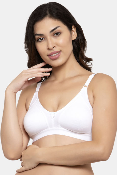 Buy Zivame True Curv Double Layered Non Wired Full Coverage Super Support  Bra - White at Rs.597 online