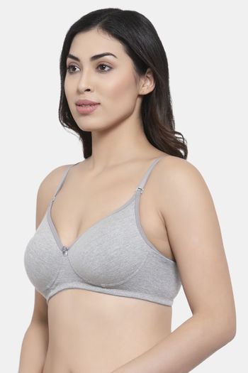 Buy Zivame Beautiful Basics Double Layered Non Wired 3/4th Coverage Backless  Bra - Rhododendron at Rs.315 online