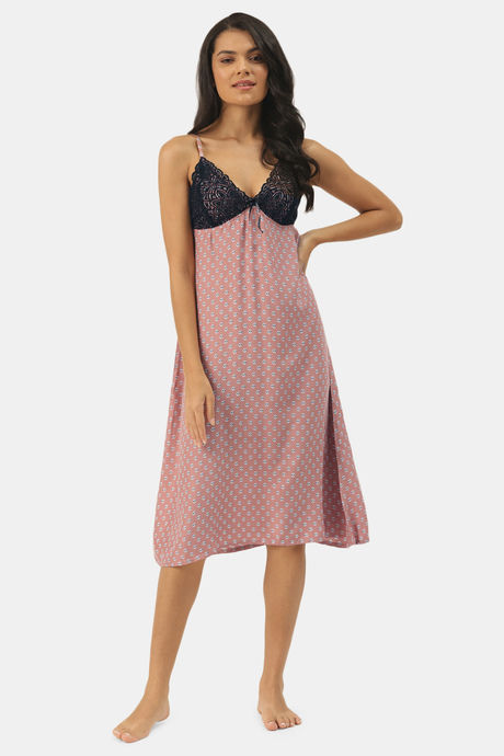 Buy Ms.Lingies Modal Nightdress Brown at Rs.1799 online