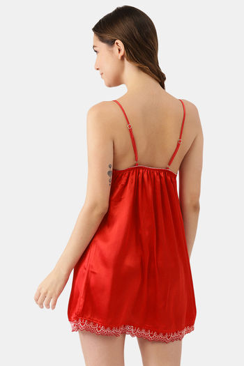 open lace back dress Daisy Satin Babydoll main image 1