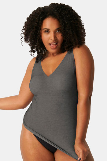 Jockey Essentials Women's Seamfree Slimming Tank Top Shirt Small