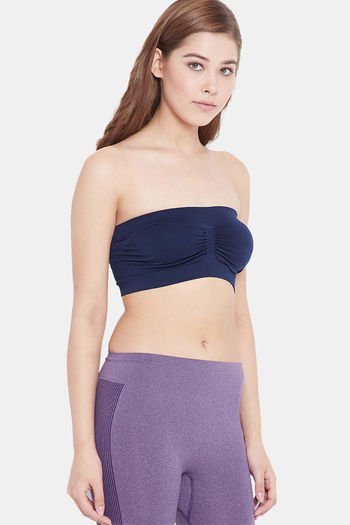 Buy C9 Single Layered Non-Wired Full Coverage Tube Bra - Navy at Rs.649  online