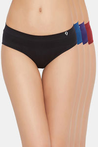 Buy C9 Mid Rise Seamless Bikini Panty (Pack Of 4) - Assorted16