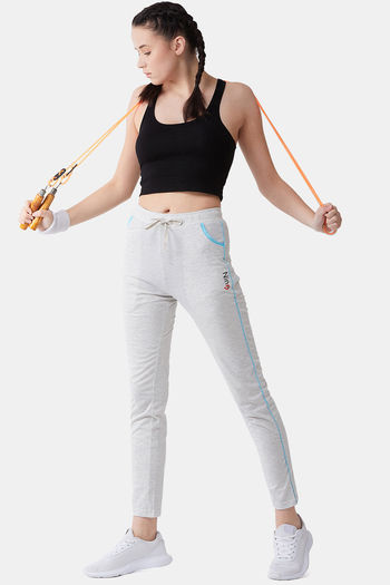 Buy C9 Easy Movement Cotton Track Pants - White at Rs.1299 online