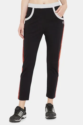 Buy C9 Easy Movement Cotton Track Pants - Black at Rs.1349 online