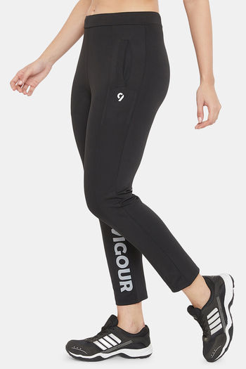 Buy C9 Easy Movement Polyester Track Pants - Black at Rs.1699