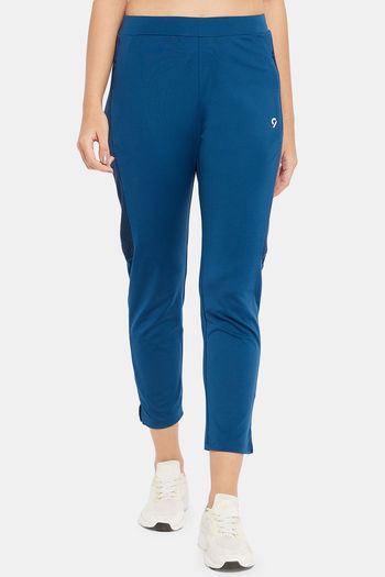 Buy C9 Easy Movement Polyester Track Pants - Teal at Rs.1749 online