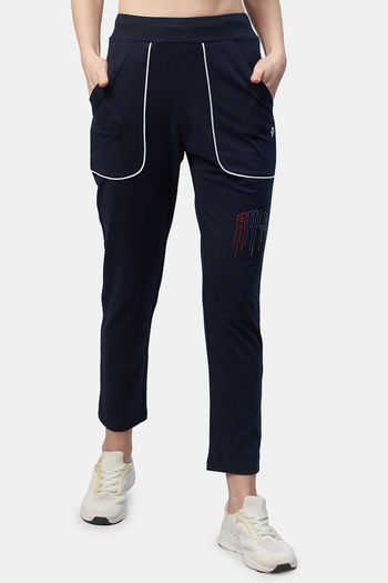 Buy C9 Easy Movement Cotton Track Pants - New French Navy at Rs