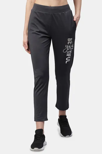 Buy C9 Easy Movement Polyester Track Pants - Charcoal at Rs.1449 online