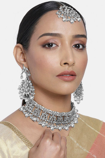 Buy Peora Silver Plated Brass Party 