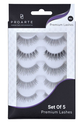 Proarte Eyelashes Set Of 5 Pcs Pa Mix 50Ml