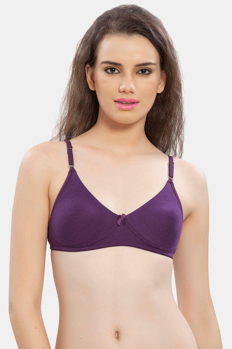 Buy Lady Love Double Layered Non Wired Full Coverage T Shirt Bra