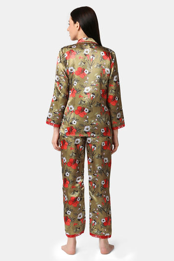 Buy Pyjama Party Relaxed Fit Satin 