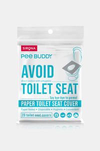Buy PeeBuddy Flushable Toilet Seat Cover (Pack of 20 ) - White
