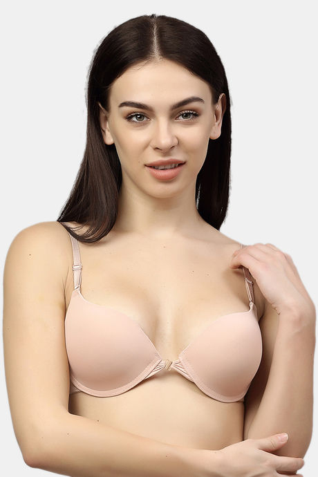 Buy PrettyCat Push-Up 3/4Th Coverage Push-Up Bra - Beige at Rs.333