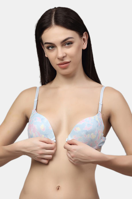 Buy PrettyCat Push-Up 3/4Th Coverage T-Shirt Bra - Cloud at Rs.405 online
