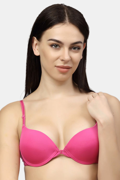 Buy PrettyCat Push-Up 3/4Th Coverage T-Shirt Bra - Firozi at Rs.405 online