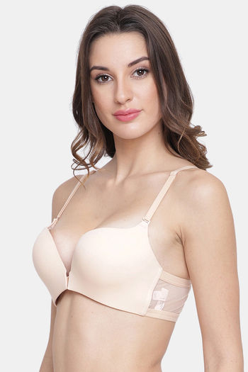 Buy PrettyCat Padded 3/4Th Coverage Stick-On Bra - Beige at Rs.405 online