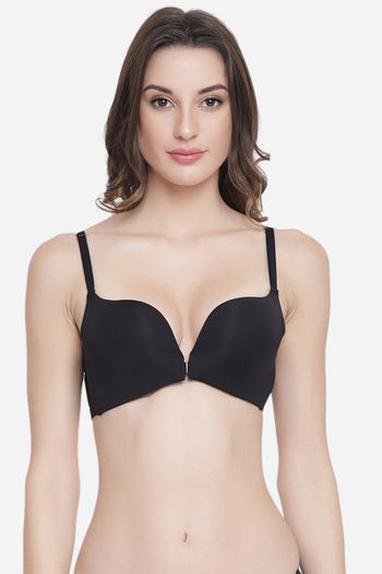 Buy PrettyCat Padded 3/4Th Coverage Stick-On Bra - Black at Rs.405 online