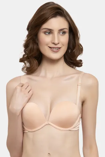 Buy PrettyCat Push-Up 3/4Th Coverage Push-Up Bra - Beige at Rs.450 online