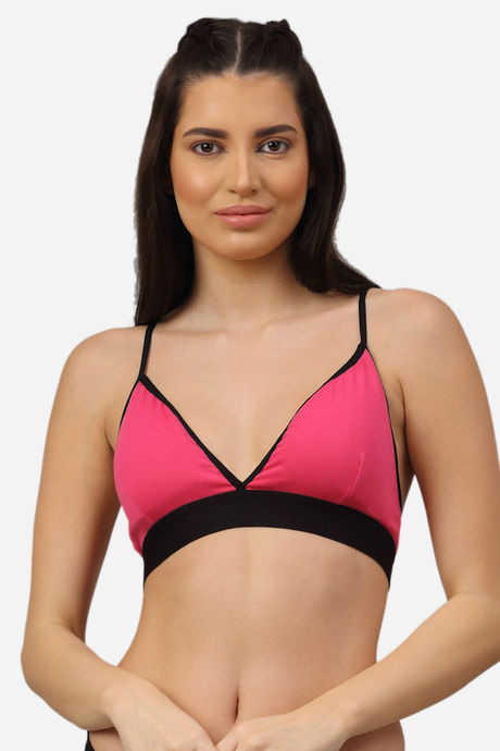 Buy PrettyCat Padded 3/4Th Coverage Bralette - Grey at Rs.439