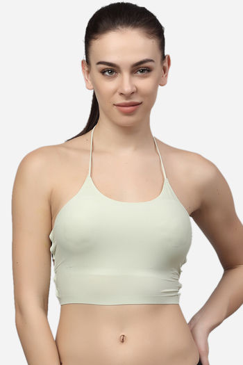 Buy PrettyCat Lightly Lined Non-Wired Full Coverage Bralette - Beige at  Rs.559 online